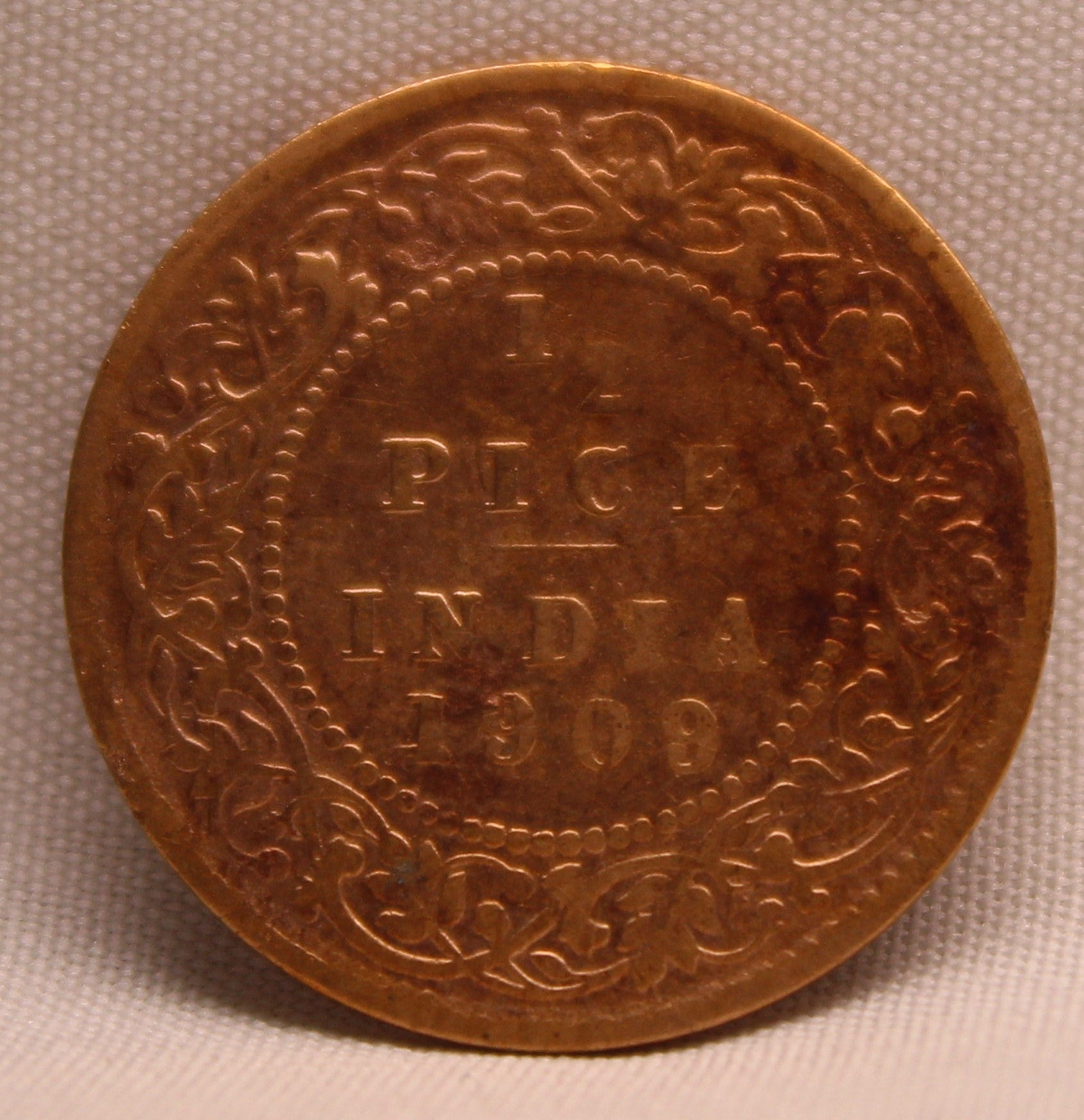 Half Pice 1909 Edward VII Bronze coins