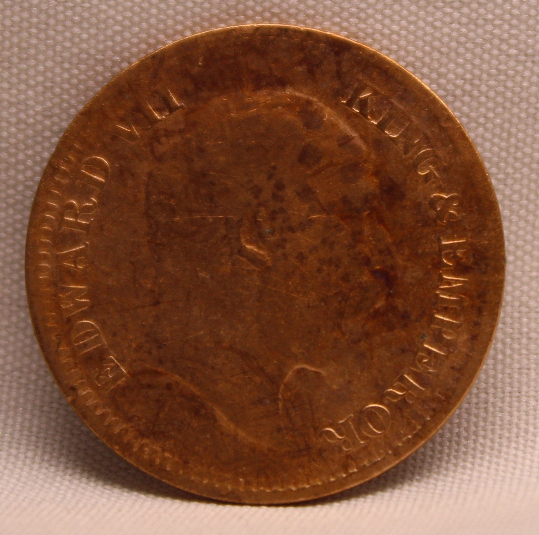 Half Pice 1909 Edward VII Bronze coins