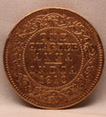 Quarter Anna 1910 Edward VII Bronze coins