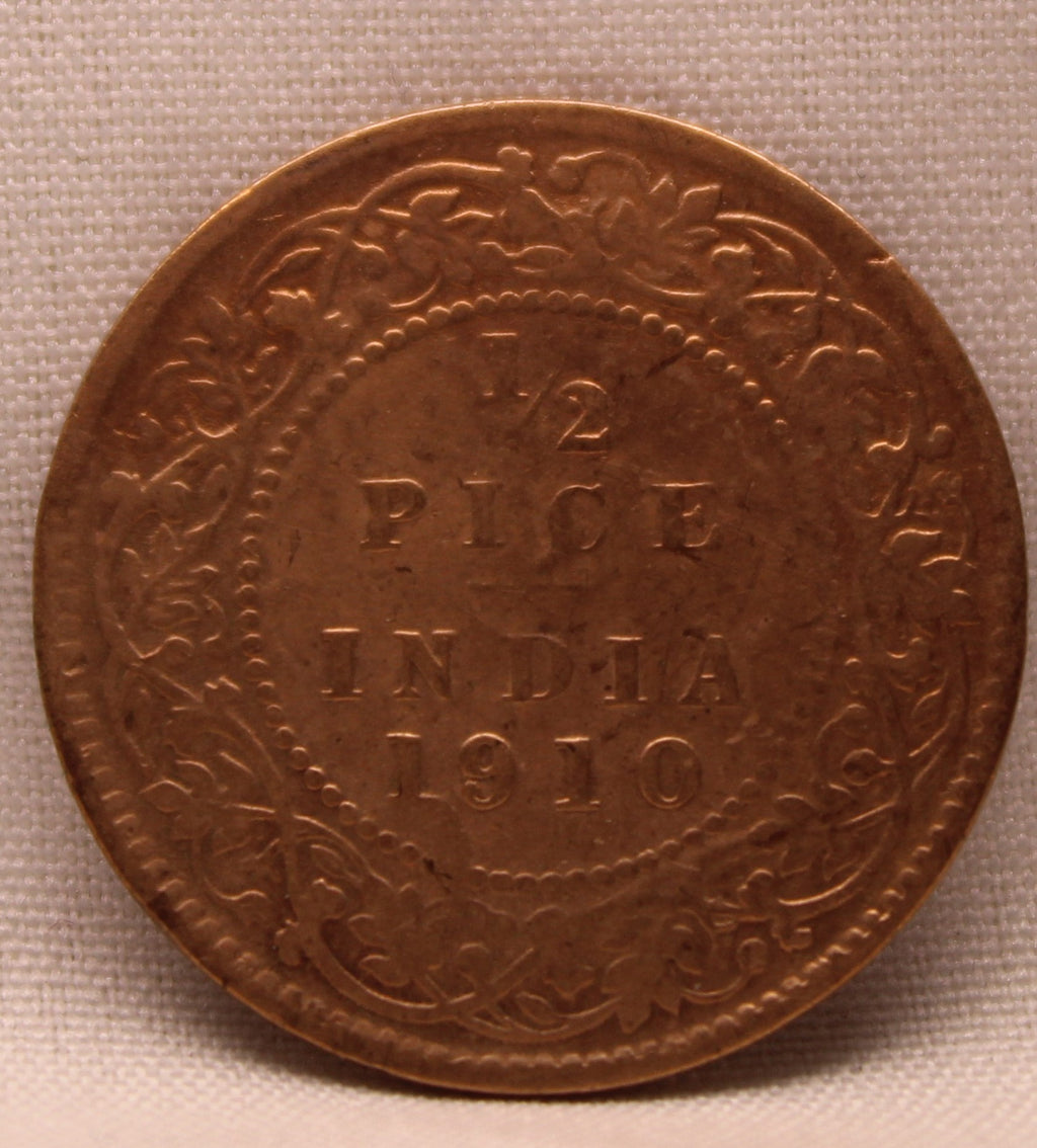 Half Pice 1910 Edward VII Bronze coins