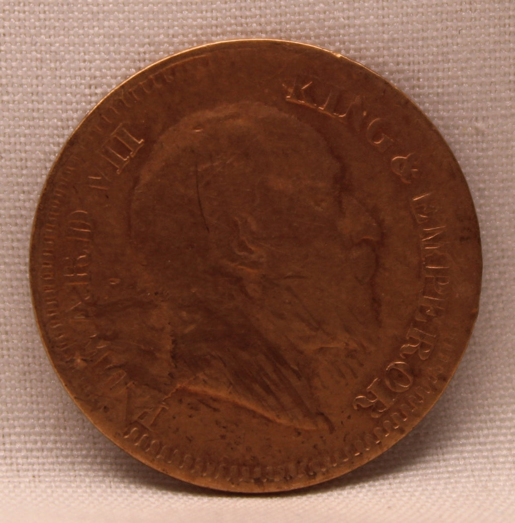 Half Pice 1910 Edward VII Bronze coins