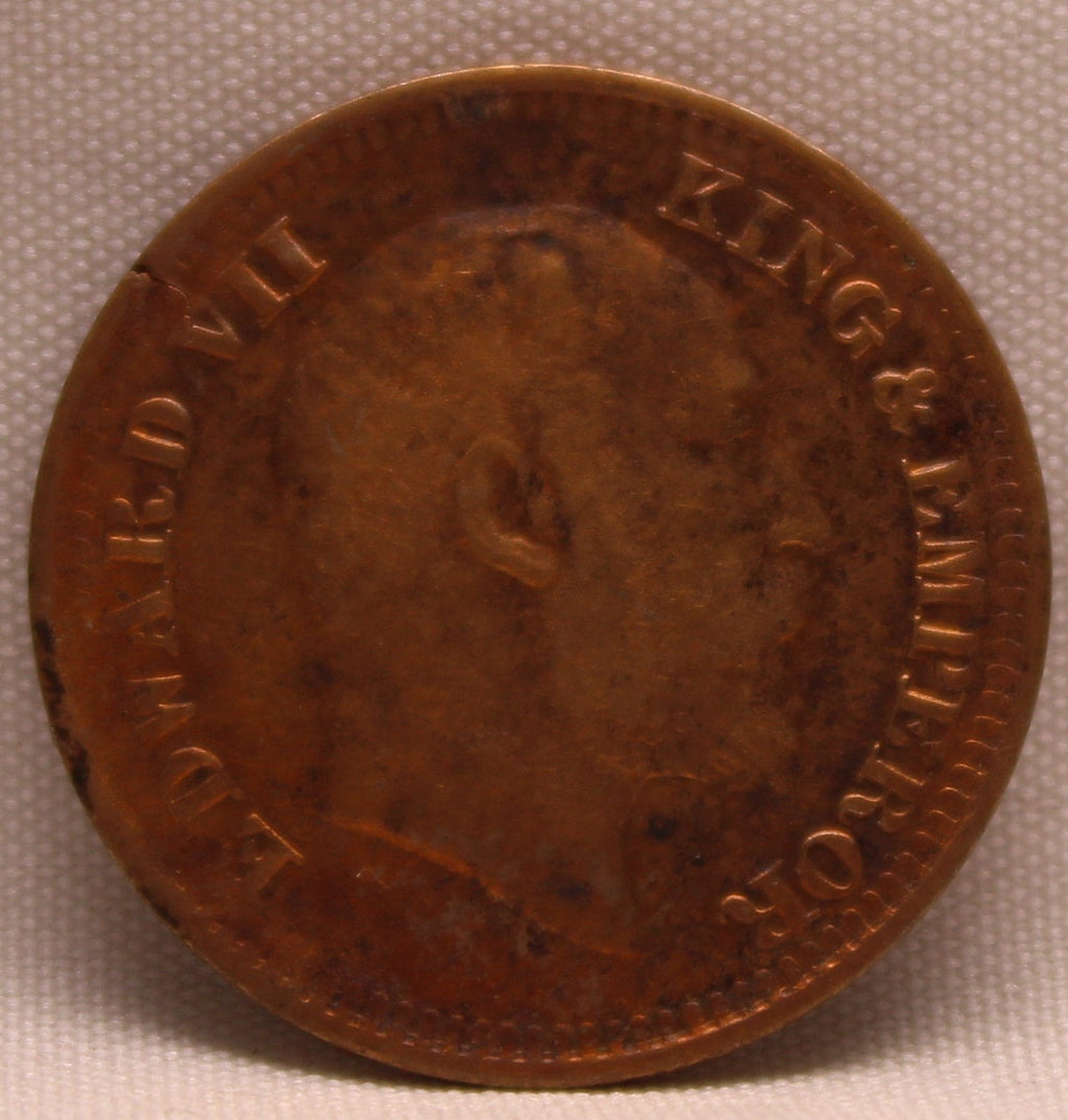 Half Pice 1910 Edward VII Bronze coins