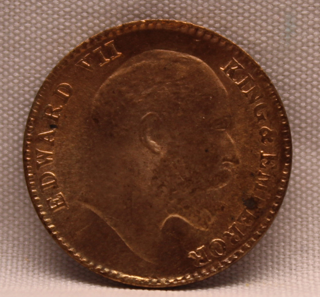 1\12 Anna 1910 Edward VII Copper coins