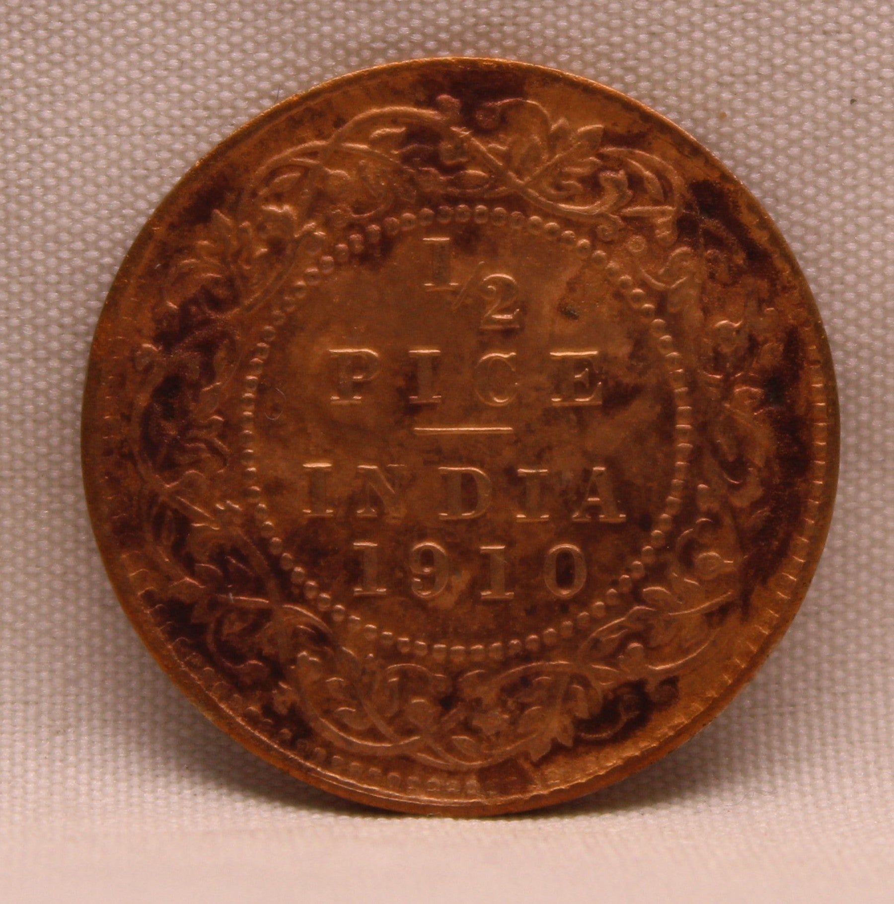 Half Pice 1910 Edward VII Bronze coins