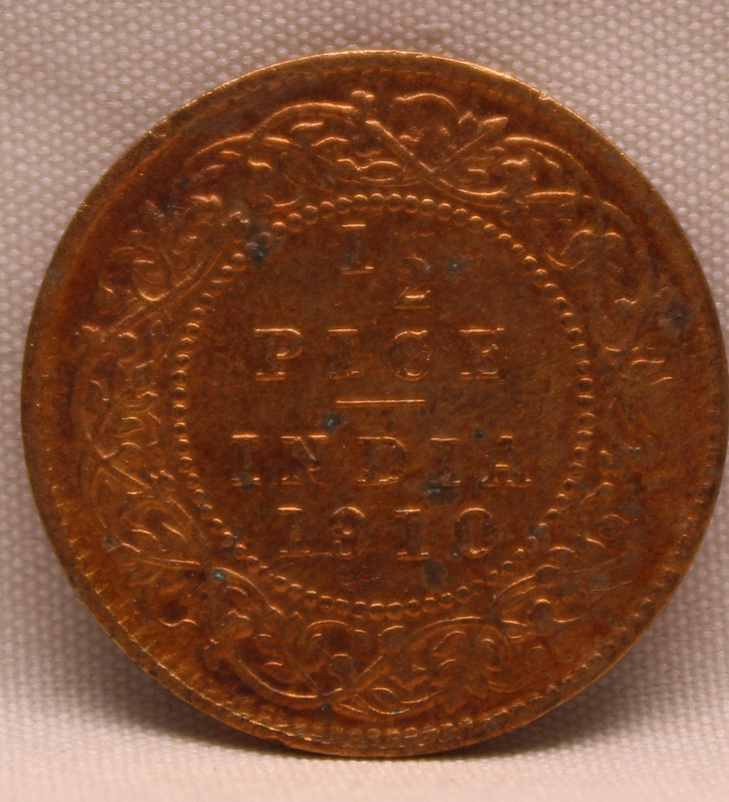 Half Pice 1910 Edward VII Bronze coins