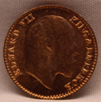 1\12 Anna 1910 Edward VII Copper coins