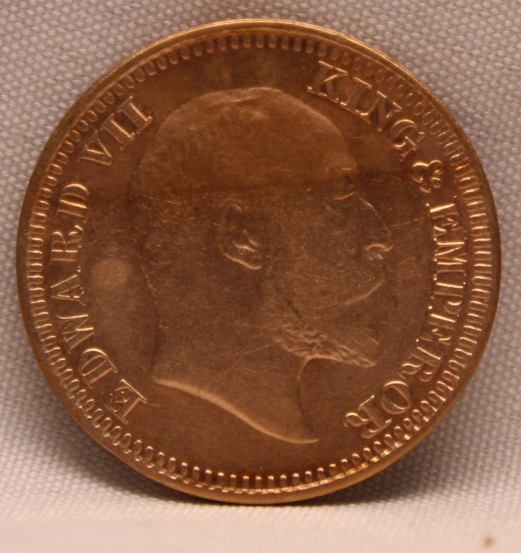 Half Pice 1910 Edward VII Bronze coins