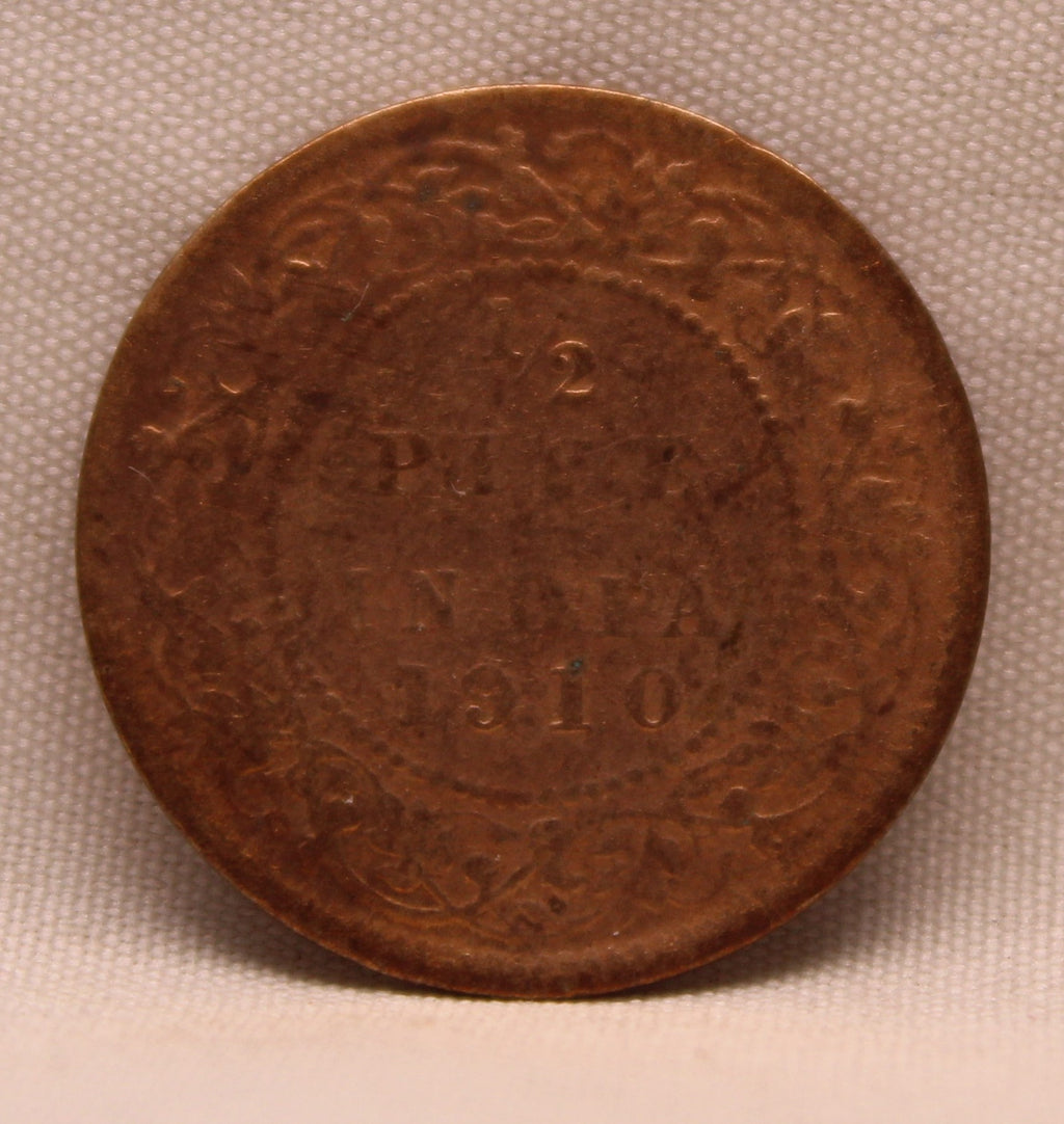Half Pice 1910 Edward VII Bronze coins