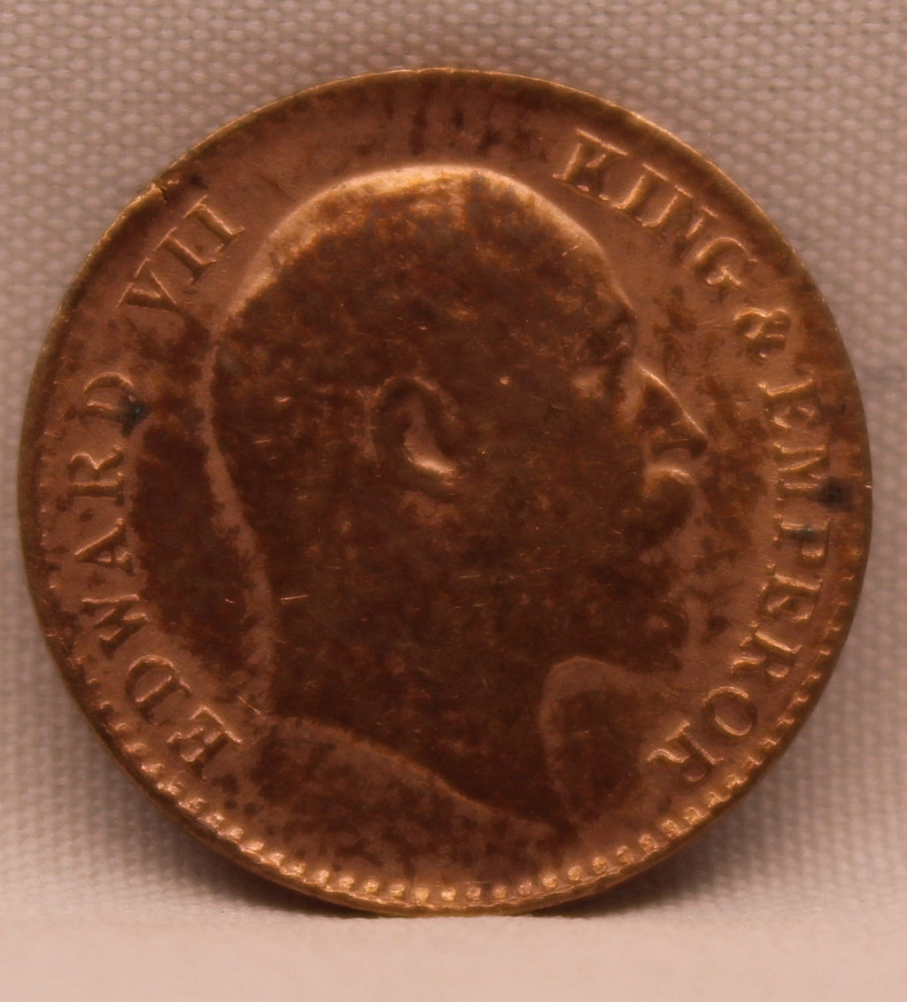 Half Pice 1910 Edward VII Bronze coins