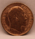 Half Pice 1910 Edward VII Bronze coins
