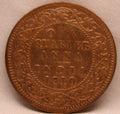 Quarter Anna 1910 Edward VII Bronze coins