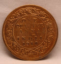 Quarter Anna 1910 Edward VII Bronze coins