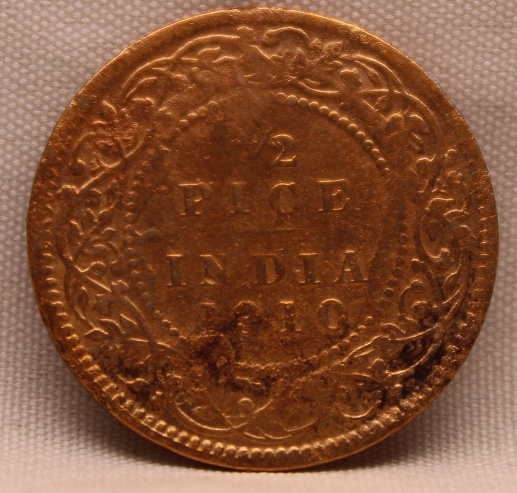 Half Pice 1910 Edward VII Bronze coins