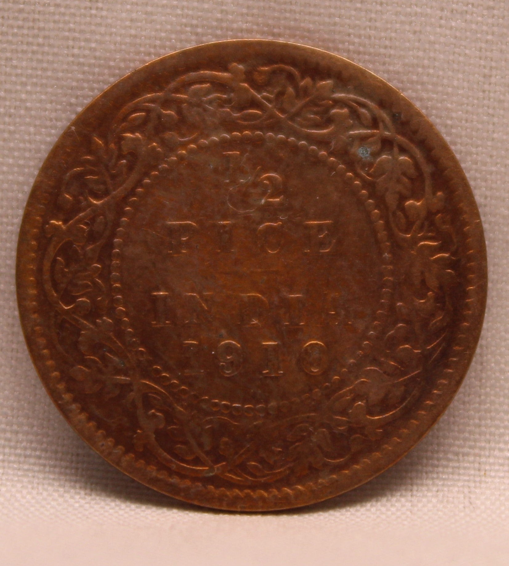 Half Pice 1910 Edward VII Bronze coins