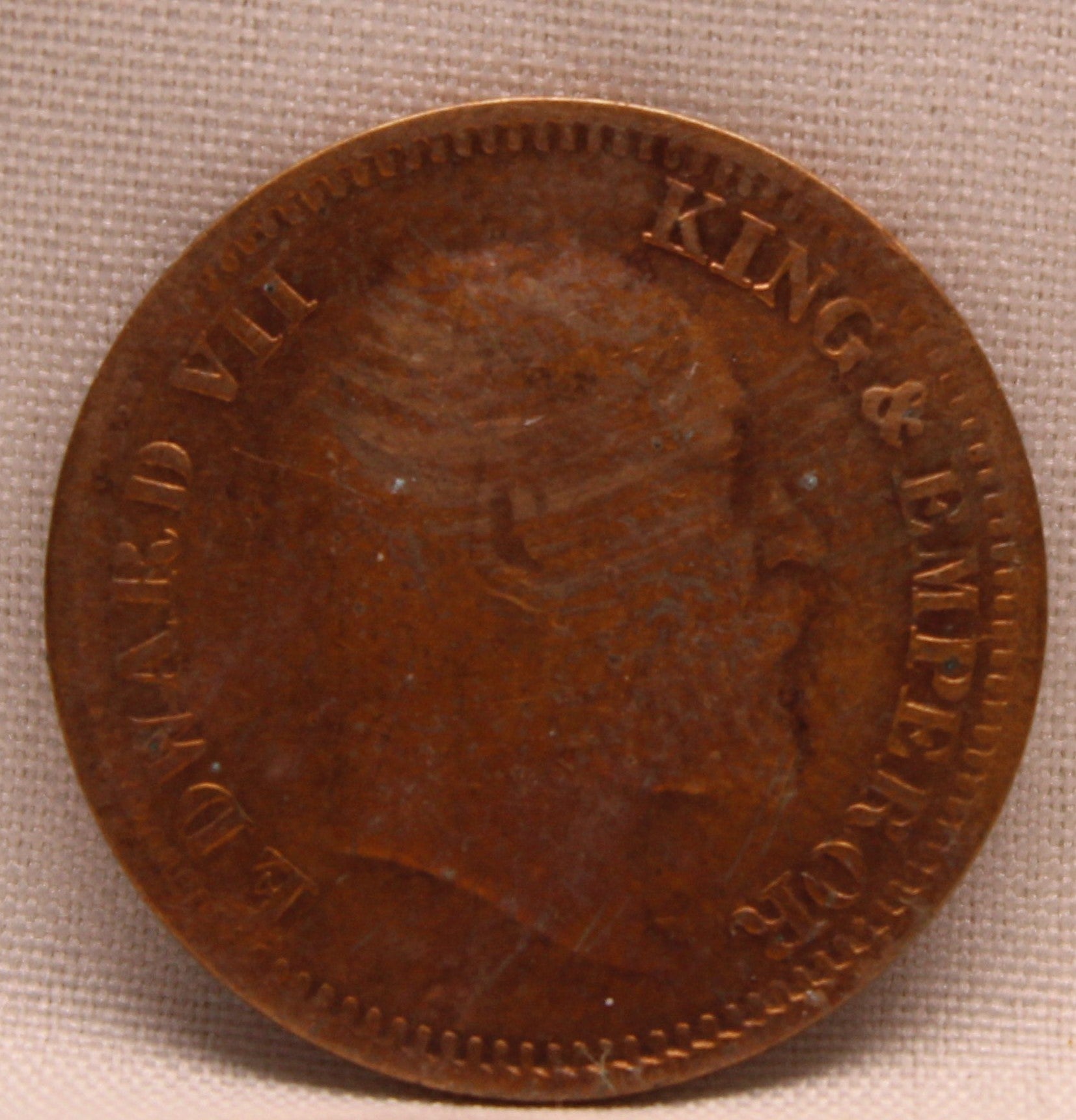 Half Pice 1910 Edward VII Bronze coins