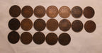 Quarter Anna  Set of 19 Coins (1912 - 1936) - AUNC