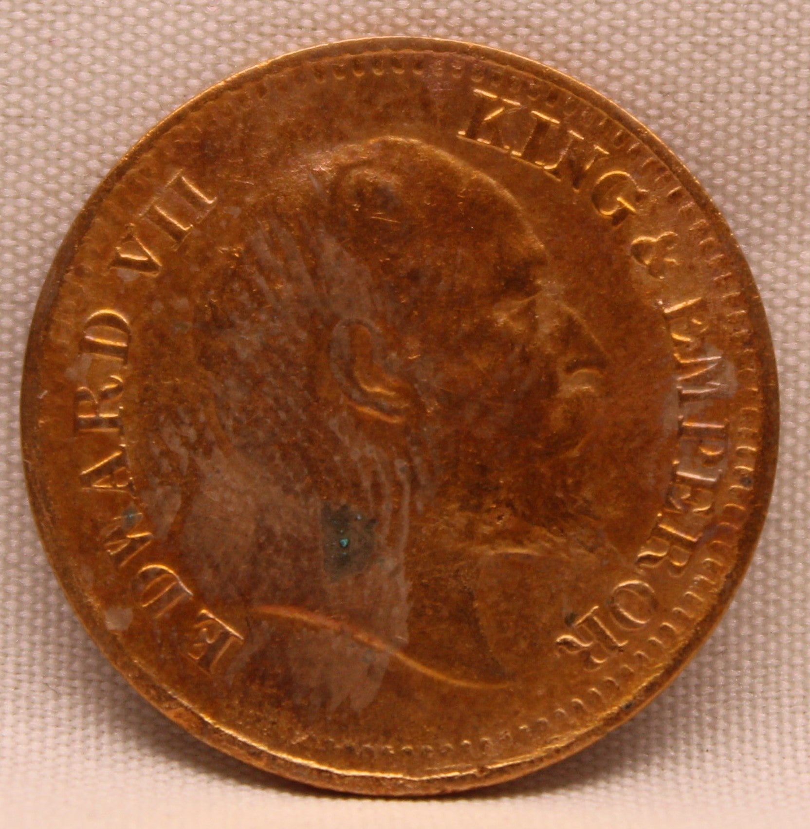Half Pice 1910 Edward VII Bronze coins