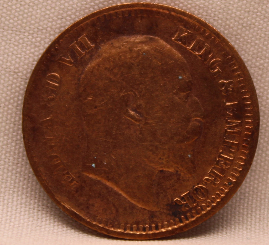 Half Pice 1910 Edward VII Bronze coins