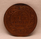 Half Pice 1938 George VI Bronze coins