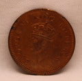 Half Pice 1938 George VI Bronze coins