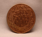 Quarter Anna 1941 George VI Copper coins