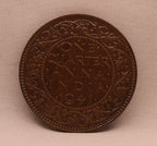 Quarter Anna 1941 George VI Copper coins