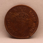 Quarter Anna 1941 George VI Copper coins
