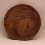 Quarter Anna 1939 George VI Copper coins