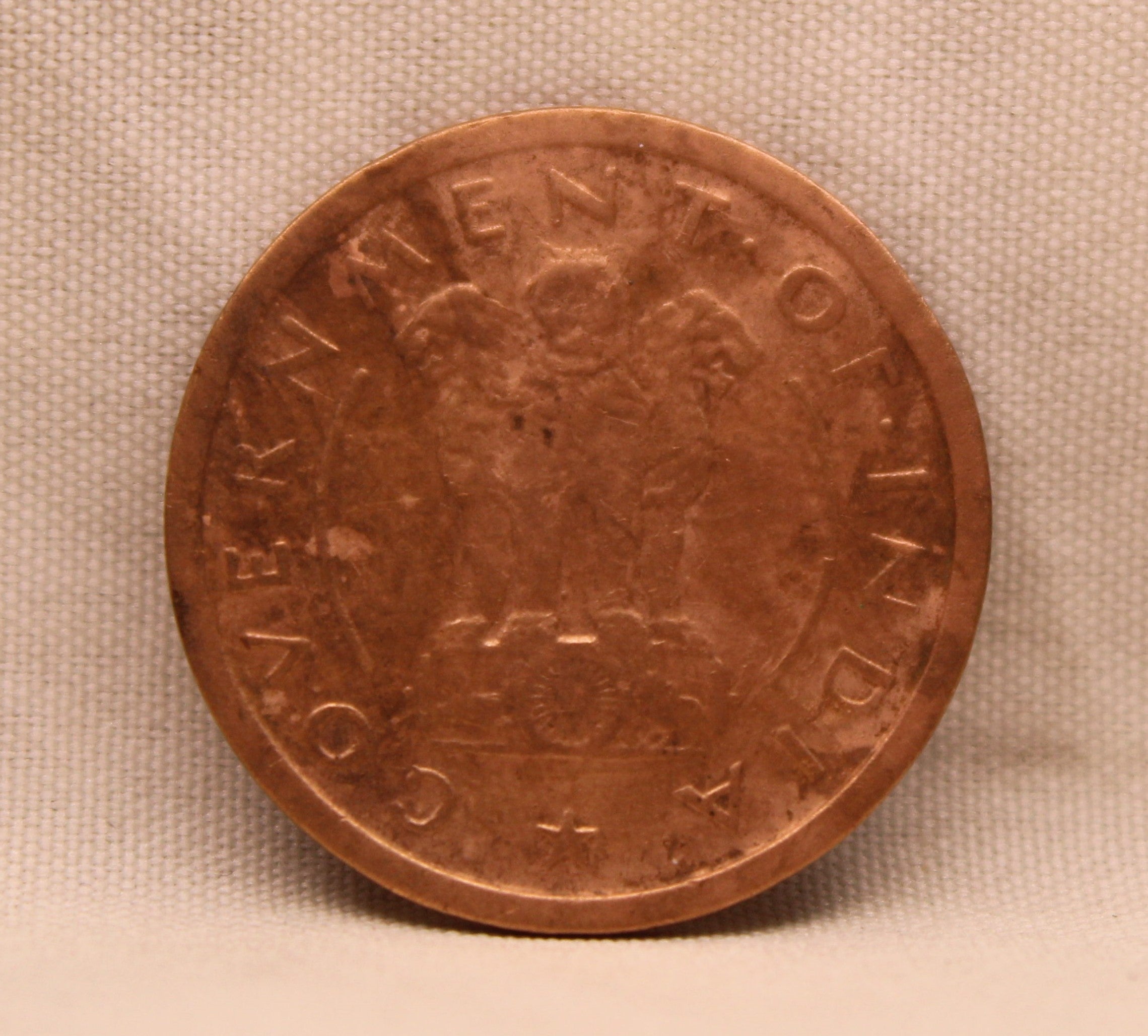 1 PICE GALLOPING HORSE COIN BOMBAY