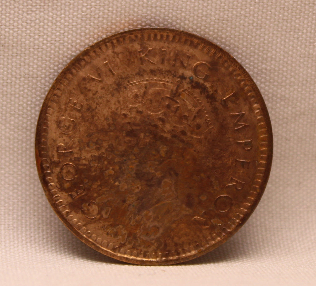 Half Pice 1940 George VI Bronze coins