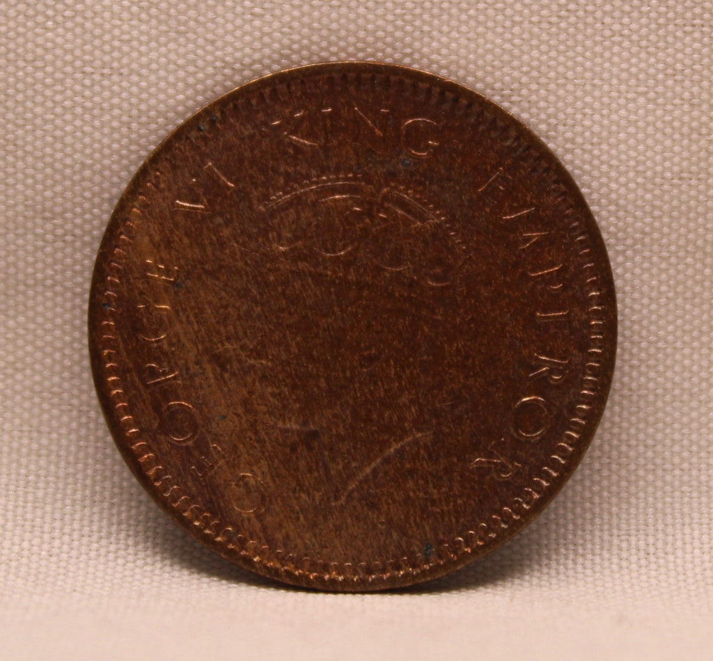 Half Pice 1940 George VI Bronze coins