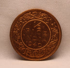 Half Pice 1940 George VI Bronze coins