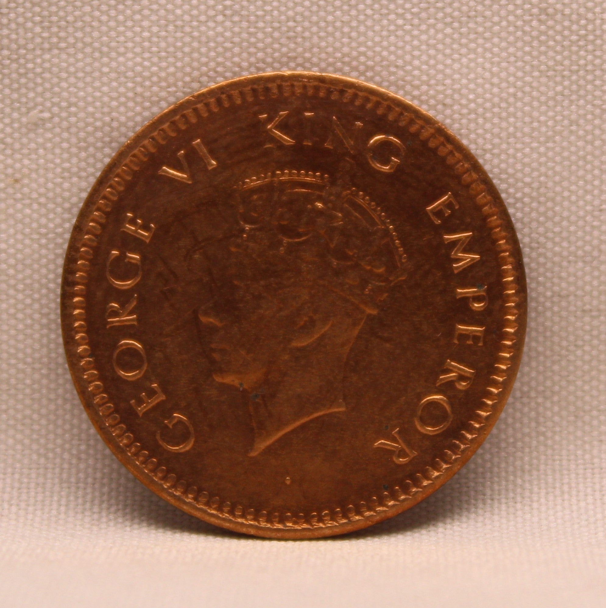 Half Pice 1940 George VI Bronze coins