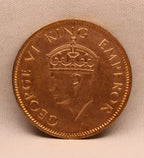 Quarter Anna 1941 George VI Copper coins