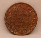 Quarter Anna 1941 George VI Copper coins