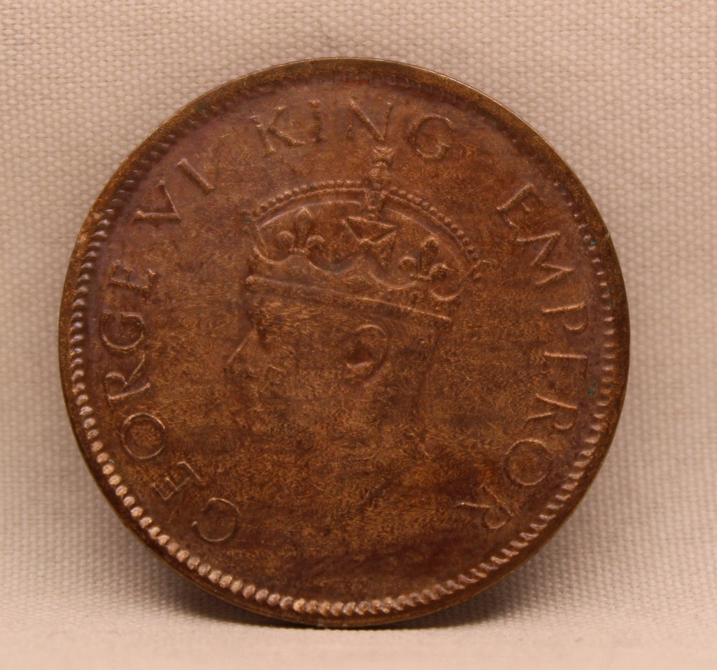 Quarter Anna 1941 George VI Copper coins