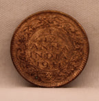 Half Anna 1941 George VI Bronze coins