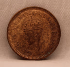 Half Anna 1941 George VI Bronze coins