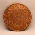 Quarter Anna 1942 George VI Copper coins