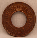 1 Pice 1943 George VI Copper coins