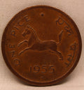 One Pice - Galloping Horse Coin -1955-UNC