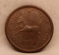 One Pice - Galloping Horse Coin -1951-UNC