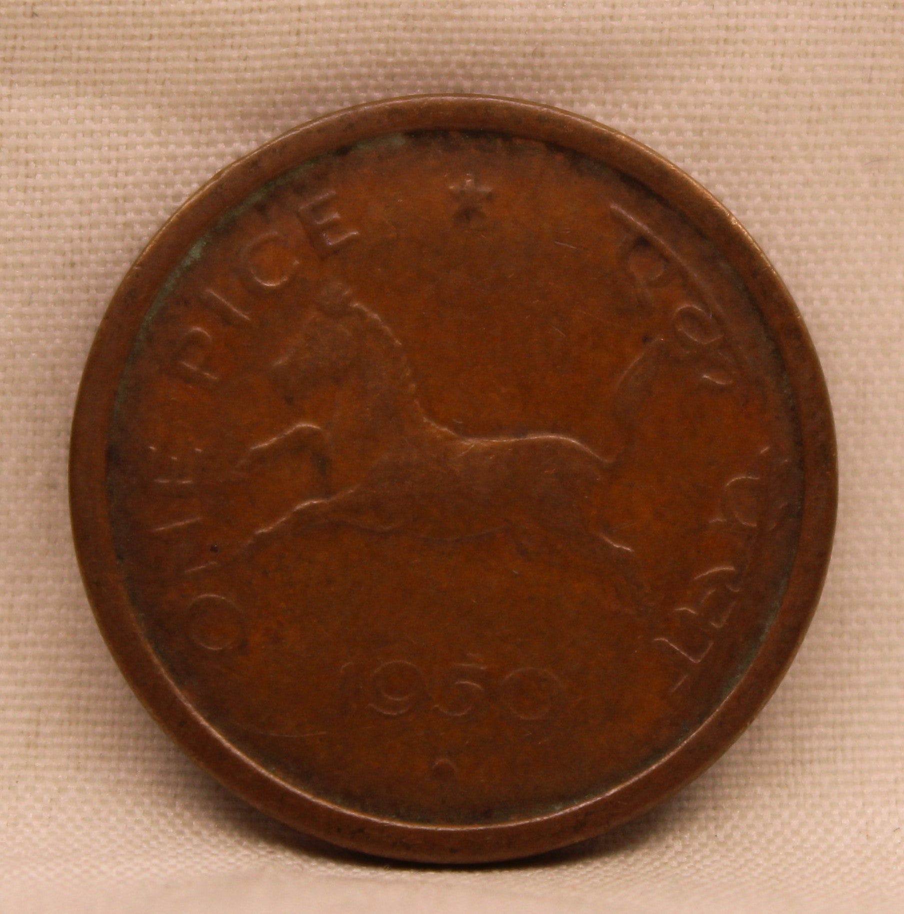 Half Anna - Standing Bull- 1950 - UNC