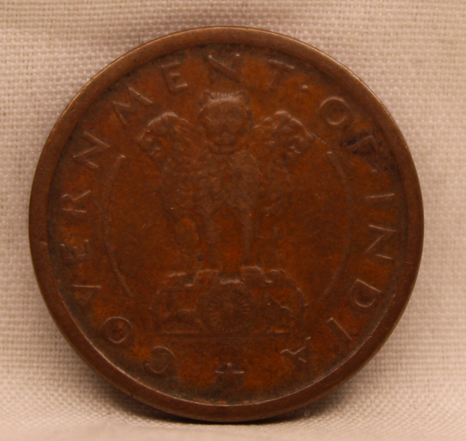 Half Anna - Standing Bull- 1950 - UNC