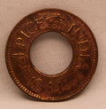 1 Pice 1944 George VI Copper coins