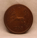 One Pice - Galloping Horse Coin - 1953 - UNC