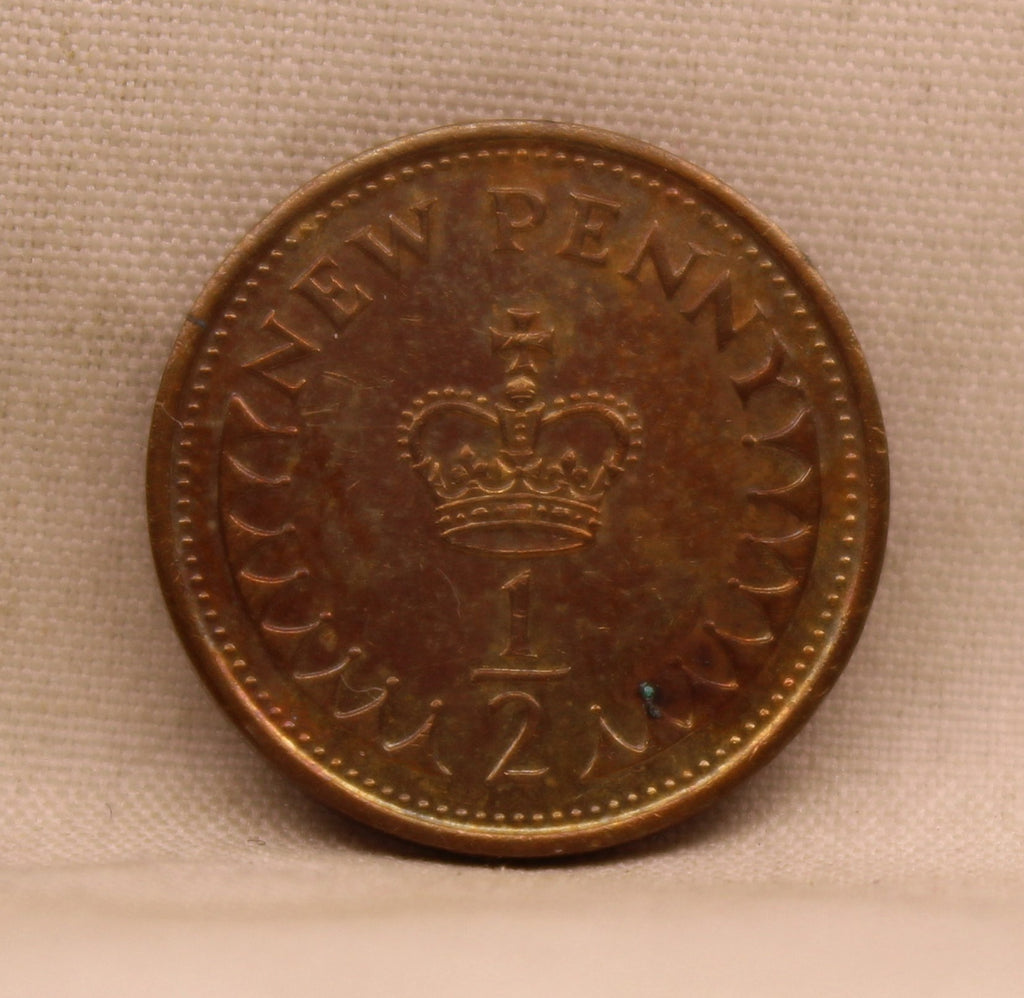 Half - New Penny - Elizabeth  - 1980