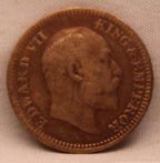 Half Pice 1909 Edward VII Copper Coins