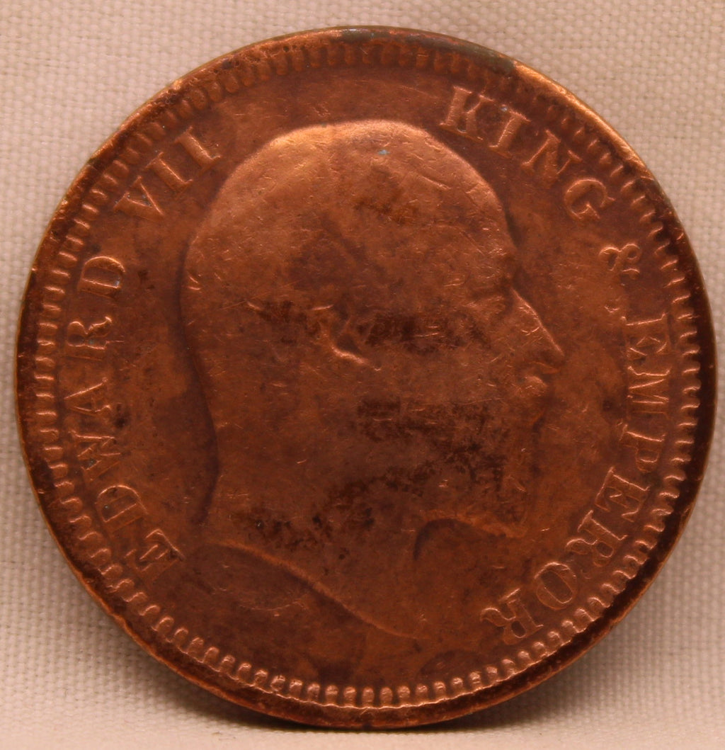 Quarter Anna 1904 Edward VII Copper Coins