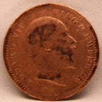 Quarter Anna 1903 Edward VII Bronze Coins